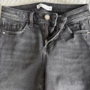 Zara Women's Charcoal  Rise Jeans